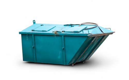 Training session for waste removal staff demonstrating safe lifting techniques