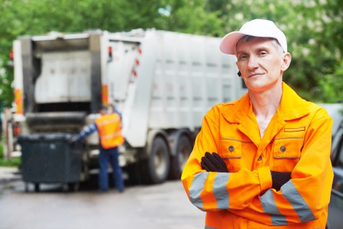 Commercial waste collection truck